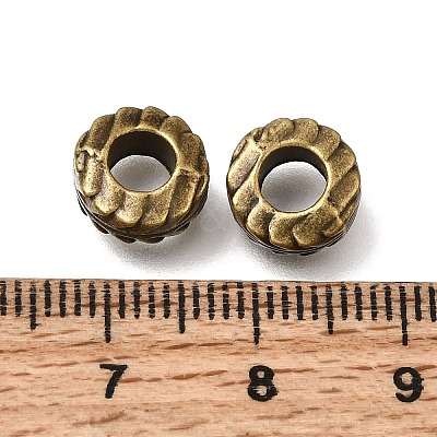 Tibetan Style Alloy European Beads AL-CBA3B63-17AB-1