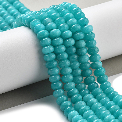 2 Strands Natural White Jade Beads Strands G-PA0001-23B-1