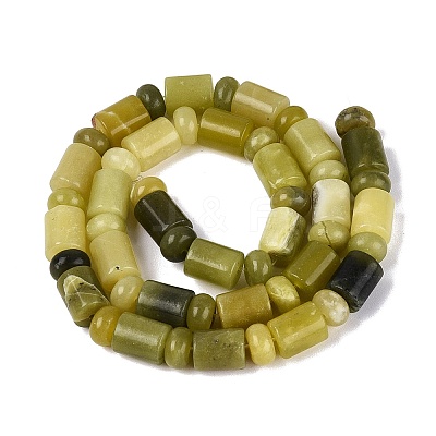 Natural Xiuyan Jade Beads Strands G-Q616-09E-01-1