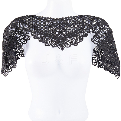 Polyester Computerized Embroidery Collar AJEW-WH0314-95B-1