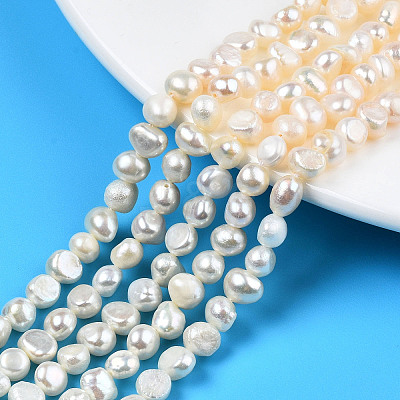 Natural Cultured Freshwater Pearl Beads Strands PEAR-N014-05B-1