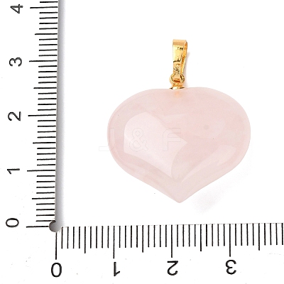 Natural Rose Quartz Pendants G-B188-02G-04-1
