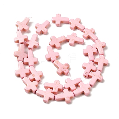 Synthetic Turquoise Dyed Beads Strands G-P507-06C-1