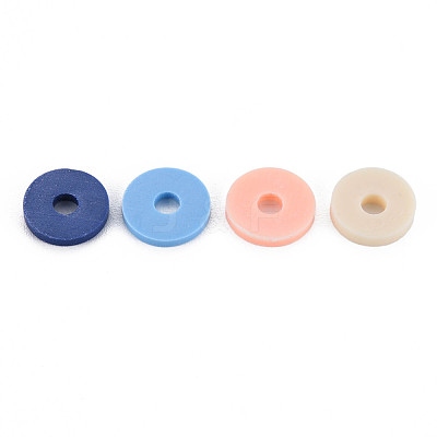 4 Colors Handmade Polymer Clay Beads CLAY-N011-032-30-1