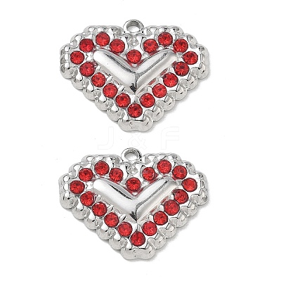 304 Stainless Steel Rhinestone Pendants RB-CBA7A56-01B-P-1