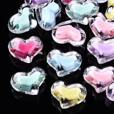 Transparent Acrylic Beads TACR-N011-008A-01-1