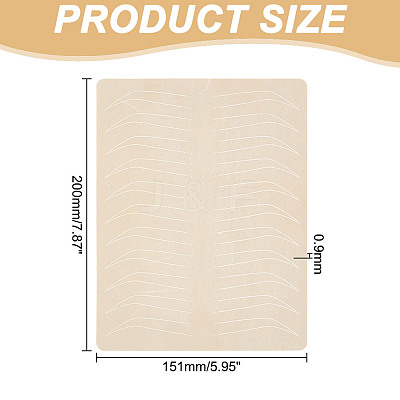 Microblading Rubber Eyebrow Tattoo Practice Skin MRMJ-WH0069-12-1