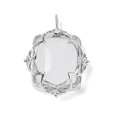 Natural Quartz Crystal Pendants G-I381-01P-04-1