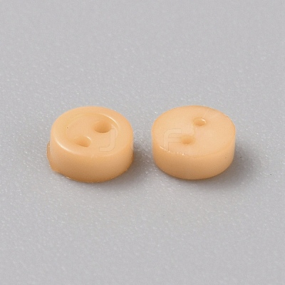 Mini Resin Button FIND-WH0260-26H-1
