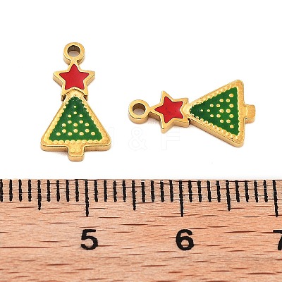 Ion Plating(IP) 304 Stainless Steel Pendants STAS-S140-02C-1
