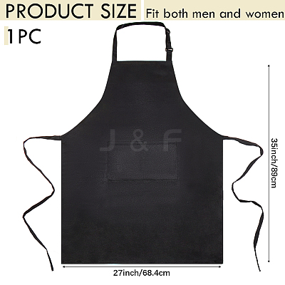 Polyester Apron AJEW-WH20018-81-1