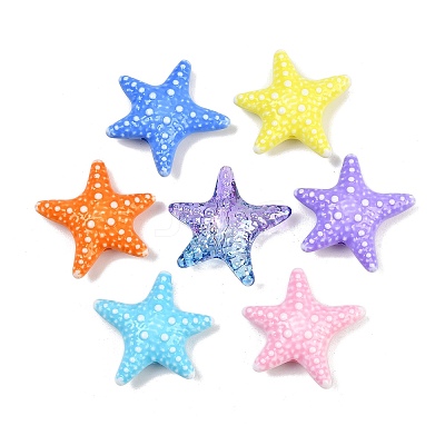Opaque Acrylic Beads X-OACR-A040-01-1