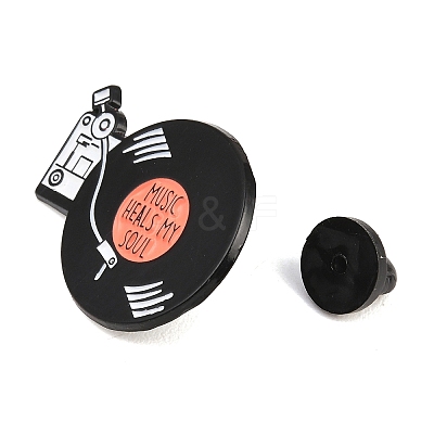 Music Heals My Soul Enamel Brooches JEWB-I062-01EB-01-1