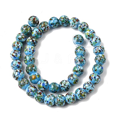 Handmade Lampwork Beads Strands LAMP-H071-01C-08-1
