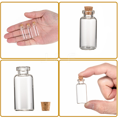 Glass Jar Bead Containers X-CON-Q009-1