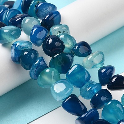 Natural Agate Beads Strands G-H295-B01-07-1