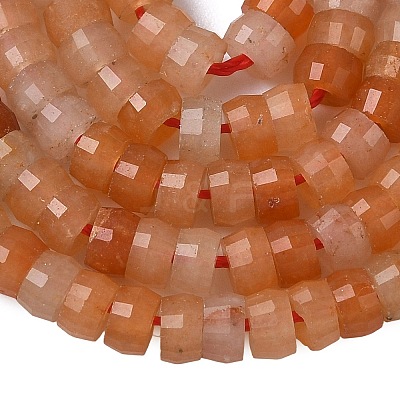 Natural Red Aventurine Heishi Beads Strands G-A299-A02-01-1