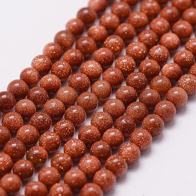 Goldstone Beads Strands X-G-N0200-01A-3mm-1