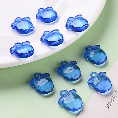 Transparent Acrylic Pendants TACR-S154-28B-86-1