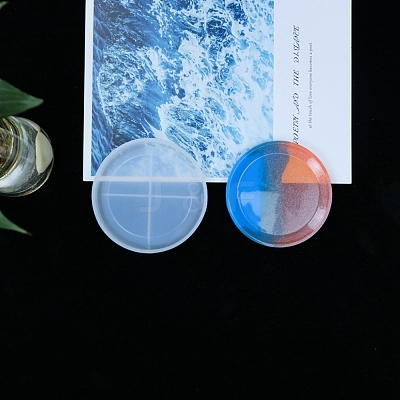 Silicone Cup Mats Molds DIY-G009-24-1