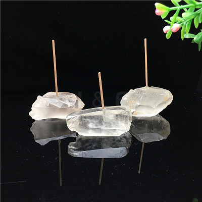 Raw Natural Quartz Crystal Incense Holder PW23030601495-1