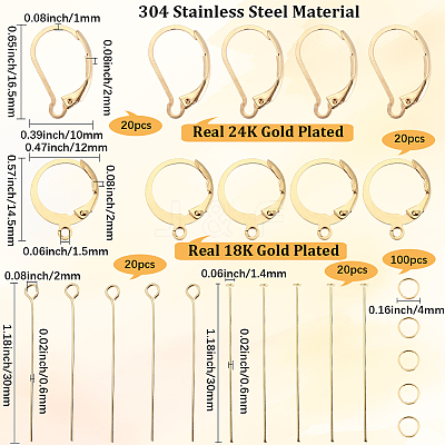 DIY Jewelry Making Findings Kits DIY-SP0006-15G-1