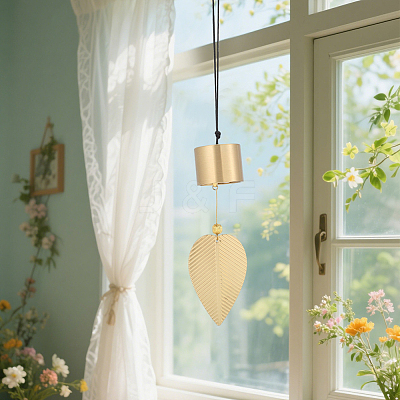 Brass Bell Pendants HJEW-WH20816-010G-D-1