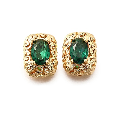 Brass Glass Beads KK-M318-45G-01-1