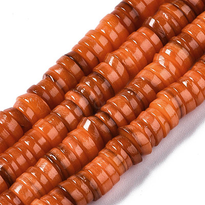Natural Freshwater Shell Beads Strands X-SHEL-Q024-001G-1