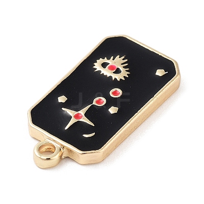 Tarot Alloy Enamel Pendants FIND-Z057-02G-02-1