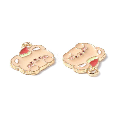 Alloy Enamel Pendants PALLOY-F288-04A-1