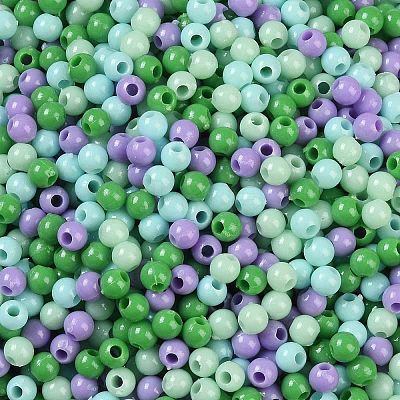 Opaque Acrylic Beads X1-OACR-H118-07A-06-1