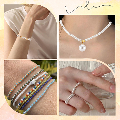 4 Rolls Flat Elastic Crystal String EW-SC0001-05D-1