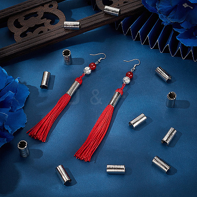 200Pcs Iron Folding Crimp Ends IFIN-GA0001-50B-1