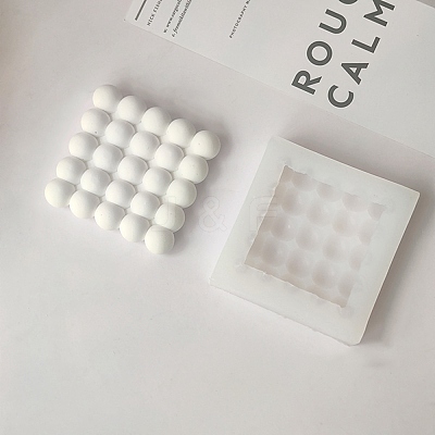 Square Bubble Candle Food Grade Silicone Molds DIY-D071-14-1