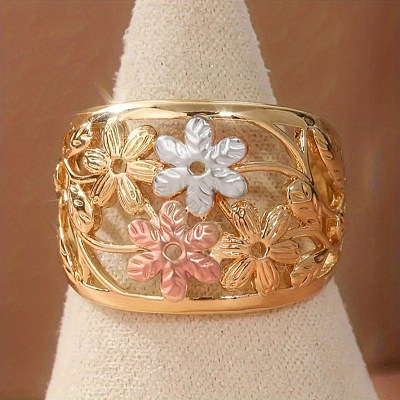 Brass Finger Rings for Women WG4845E-01-1