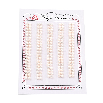 Grade 6A Natural Cultured Freshwater Pearl Beads PEAR-N018-6A-3540A-1