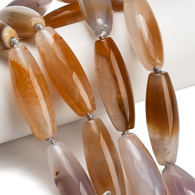 Natural Agate Beads Strands G-L654-G20-01A-1