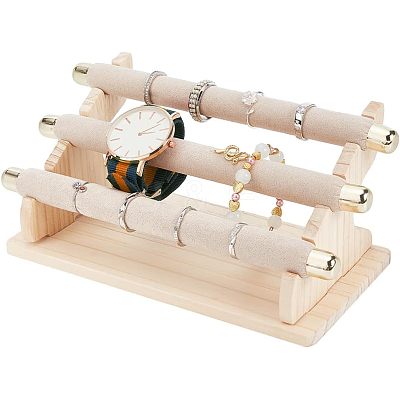3-Tier Velvet Ring Display Stands RDIS-WH0009-010-1