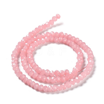 Baking Paint Imitation Jade Glass Bead Strands X-DGLA-A034-J4MM-A3-1