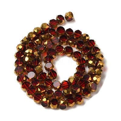 Electroplate Glass Beads Strands EGLA-P061-01B-05-1