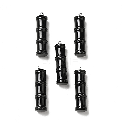 Natural Obsidian Pendants G-I340-A27-1