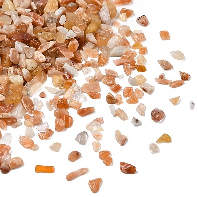 Natural Red Aventurine Chip Beads X-G-O103-01-1