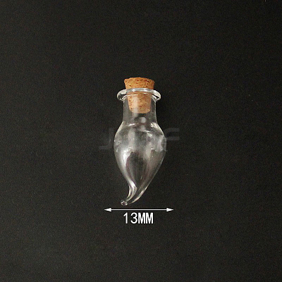 Mini High Borosilicate Glass Bottle Bead Containers X1-BOTT-PW0001-261C-1