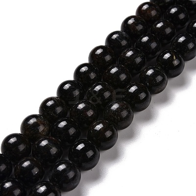 Natural Astrophyllite Beads Strands G-A202-01C-1