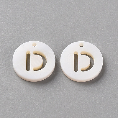 Natural Freshwater Shell Pendants LS-SHEL-Q311-008D-1