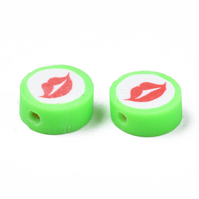 Handmade Polymer Clay Beads CLAY-N011-44A-08-1