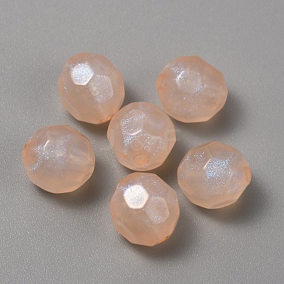 Translucent Acrylic Beads TACR-TAC0004-03C-1