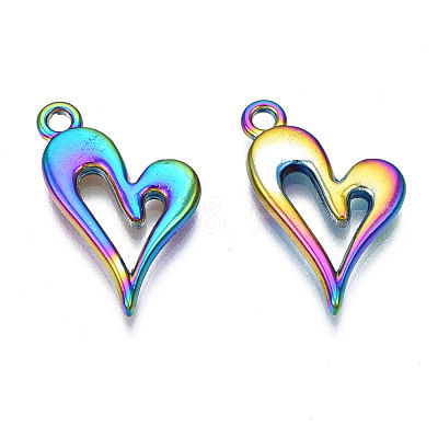 Rainbow Color Alloy Pendants PALLOY-N156-181-NR-1