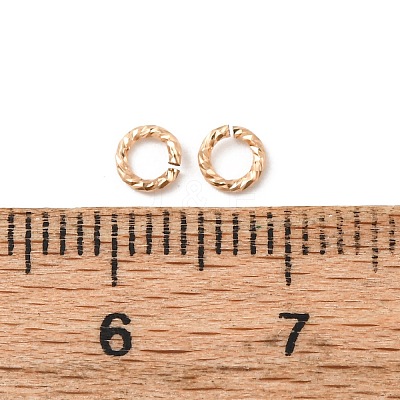 1/20 14K Gold Filled Open Jump Rings KK-Z159-01G-03-1